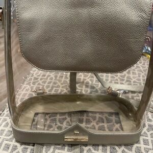 Stylish Gray Transparent Women Bag